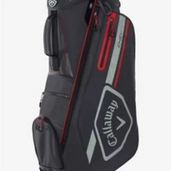 Callaway Chev 14 Cart Bag, Charcoal/Red