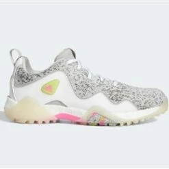Adidas Women's CodeChaos 21 Spikeless Golf Shoes, Cloud White / Screaming Pink