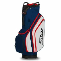 Titleist 14 Lightweight Cart Bag - Navy/White/Red