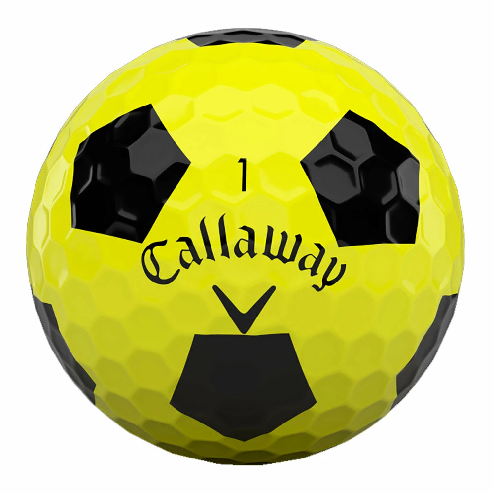Callaway Chrome Soft Truvis Yellow Golf Balls - Dozen - Image 2