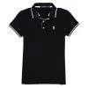 Polo Ralph Lauren Polo Golf Performance Pique Val Black Womens Golf Polo
