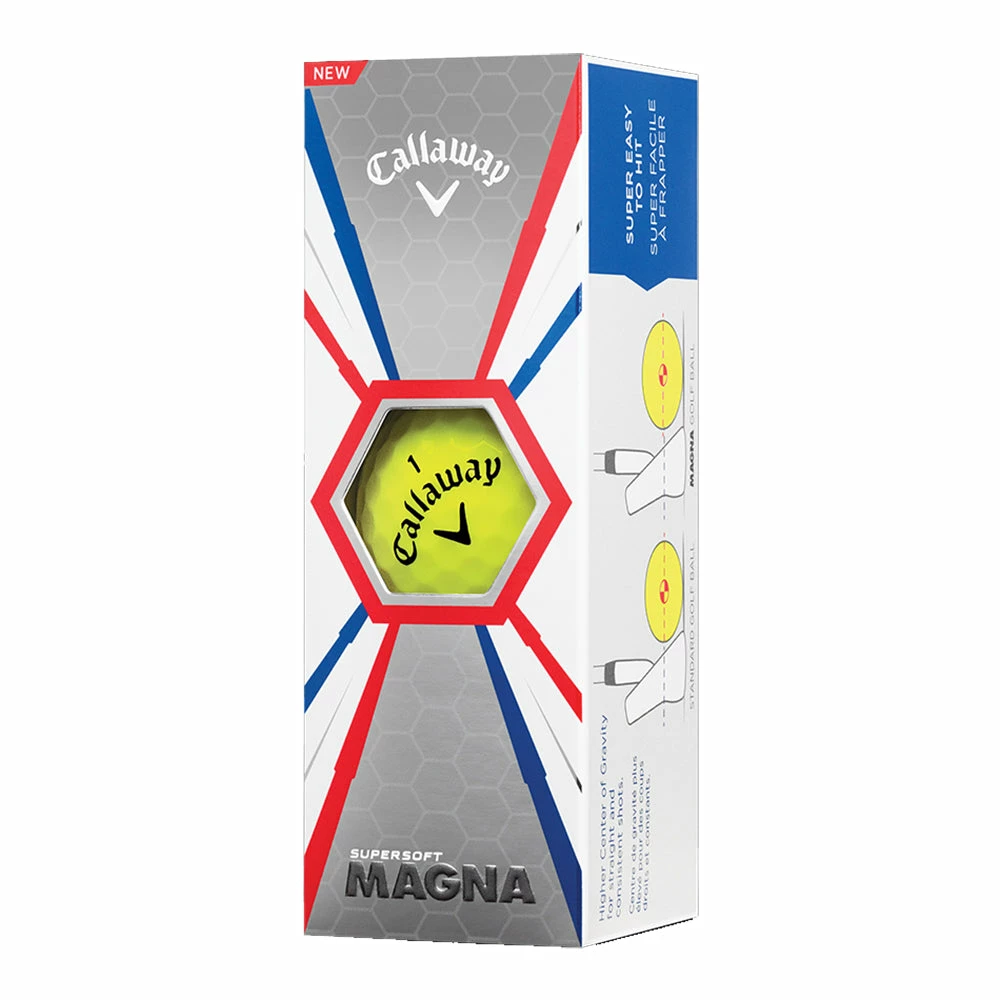Callaway Supersoft Magna Yellow Golf Balls - Image 2