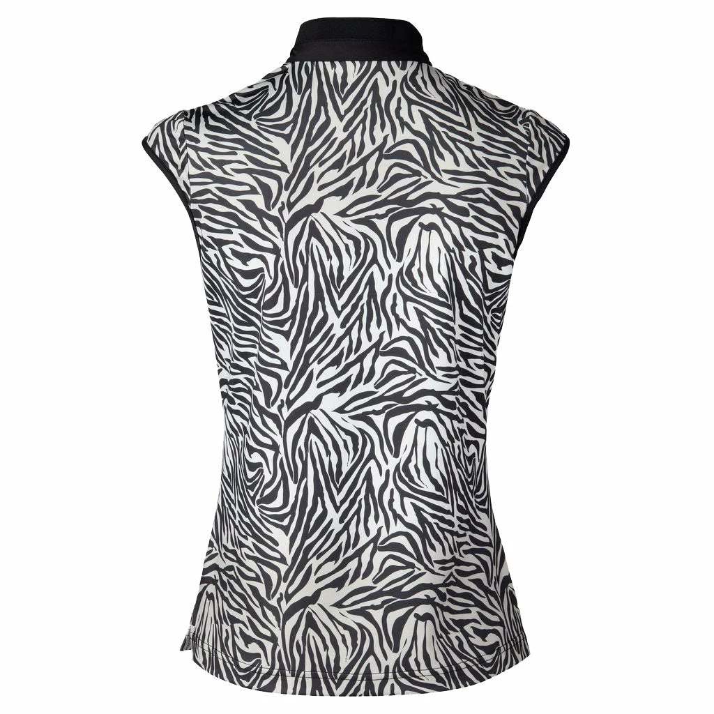 Daily Sports Tiana Black Womens Golf Polo - Image 2