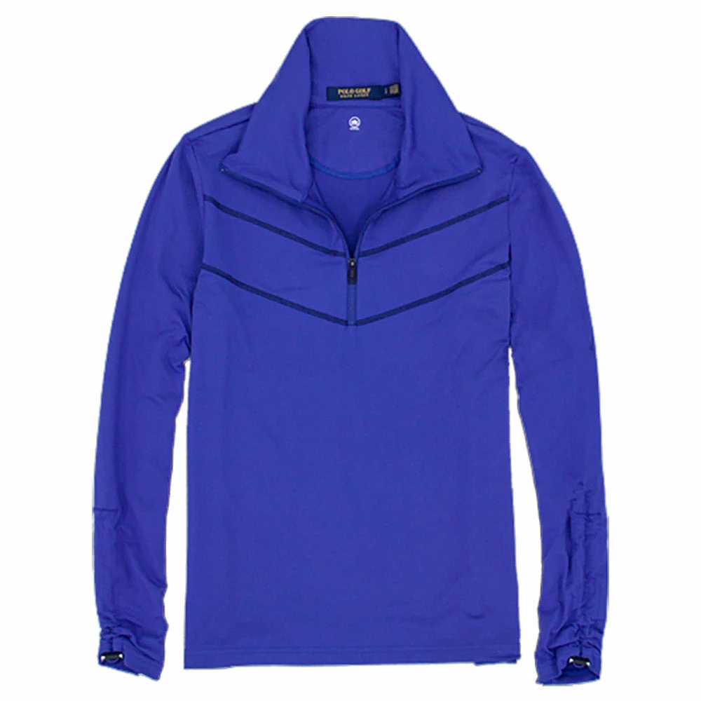 Polo Ralph Lauren Polo Golf Ralph Lauren Carbon Soft Knit Royal Womens Golf 1/2 Zip
