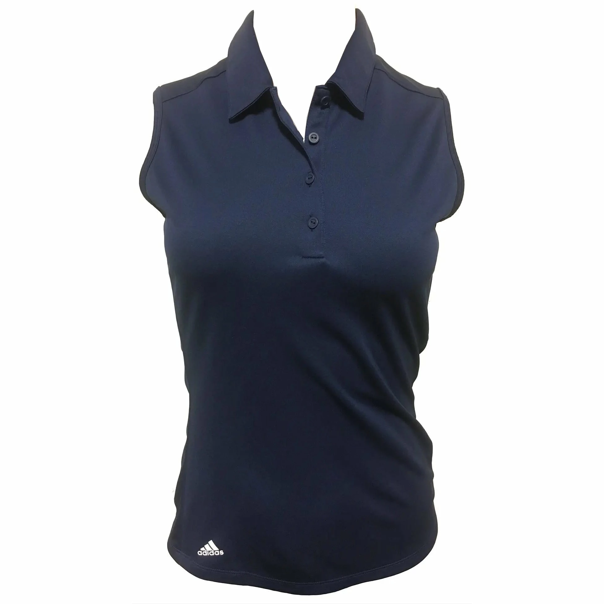 Adidas Golf Adidas Advantage Night Indigo Womens Sleeveless Golf Polo