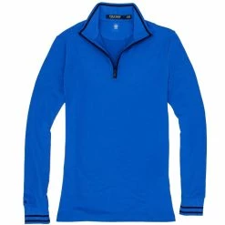 Polo Ralph Lauren Polo Golf Ralph Lauren Extreme Jersey Colby Blue Womens Golf 1/4 Zip