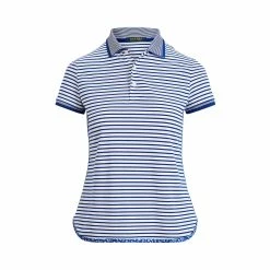 Polo Ralph Lauren Ralph Lauren Golf Printed Shirttail Trooper Royal Womens Golf Polo