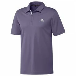 Adidas Golf Adidas Advantage Novelty Purple Mens Golf Polo