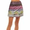 Lucky In Love Prisma Ruche Multi 15.75in Womens Golf Skort