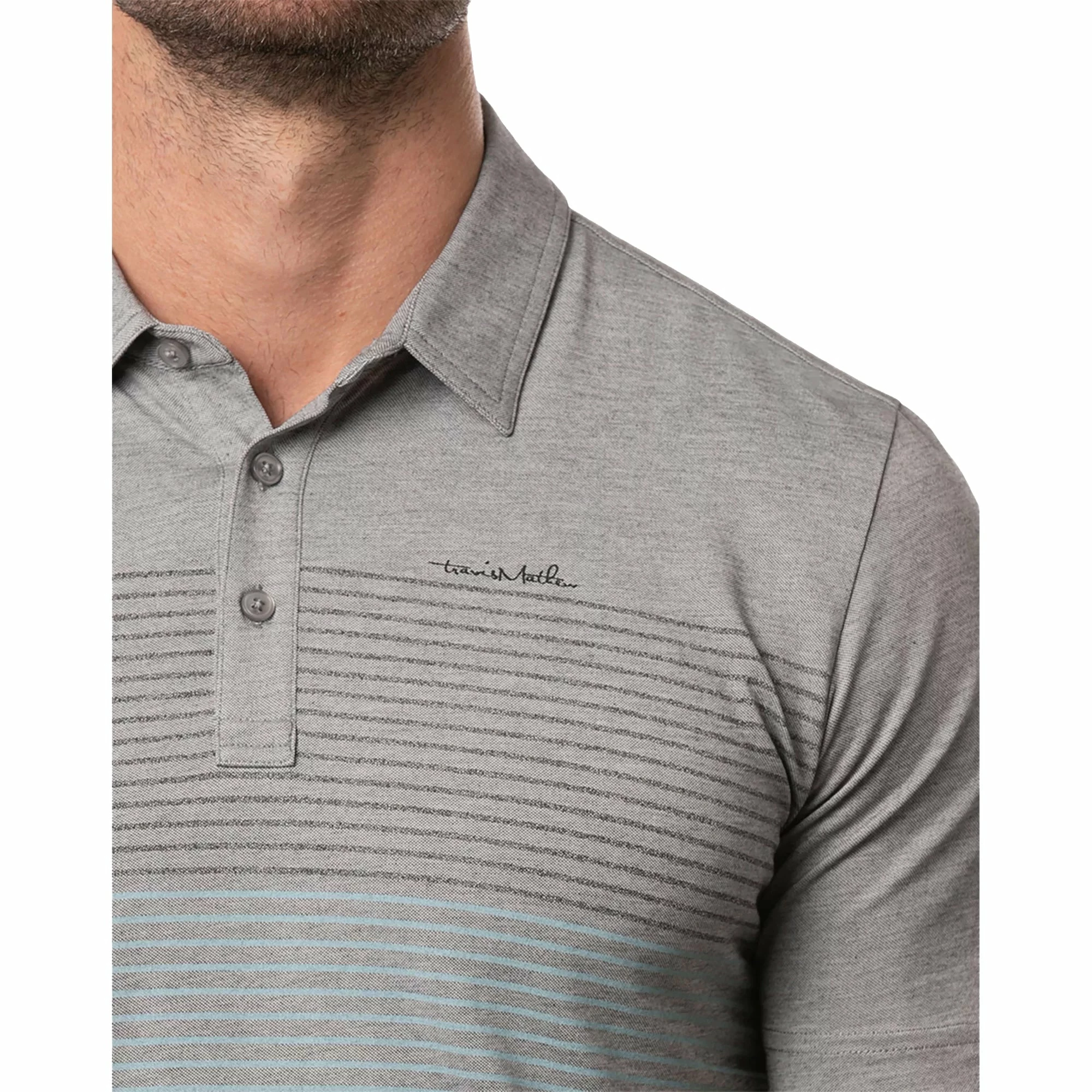 TravisMathew Quiet Nights Mens Golf Polo - Image 2