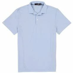 Polo Ralph Lauren RLX Ralph Lauren Tour Pique Elite Blue Mens Golf Polo