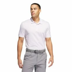 Adidas Golf Adidas Ottoman Stripe Mens Golf Polo