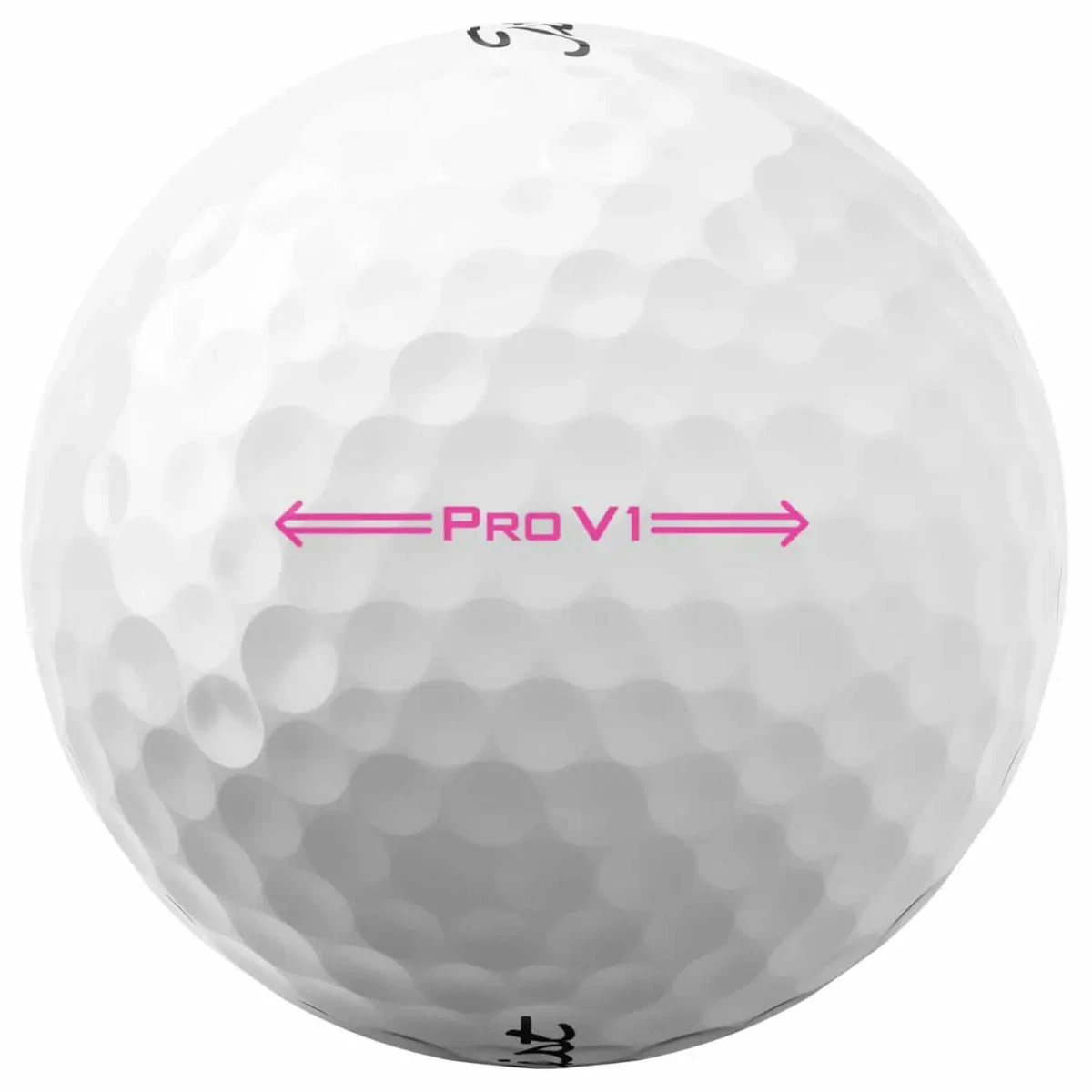 Titleist Pro V1 Pink Numbers Golf Balls - Dozen - Image 3