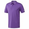 Adidas Golf Adidas Ultimate 365 Solid Purple Mens Golf Polo